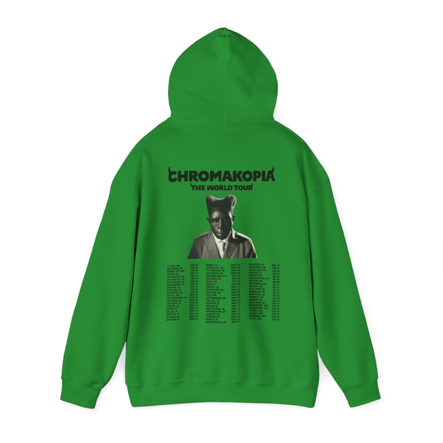 CHROMAKOPIA MERCH - CHROMAKOPIA GREEN TOUR HOODIE