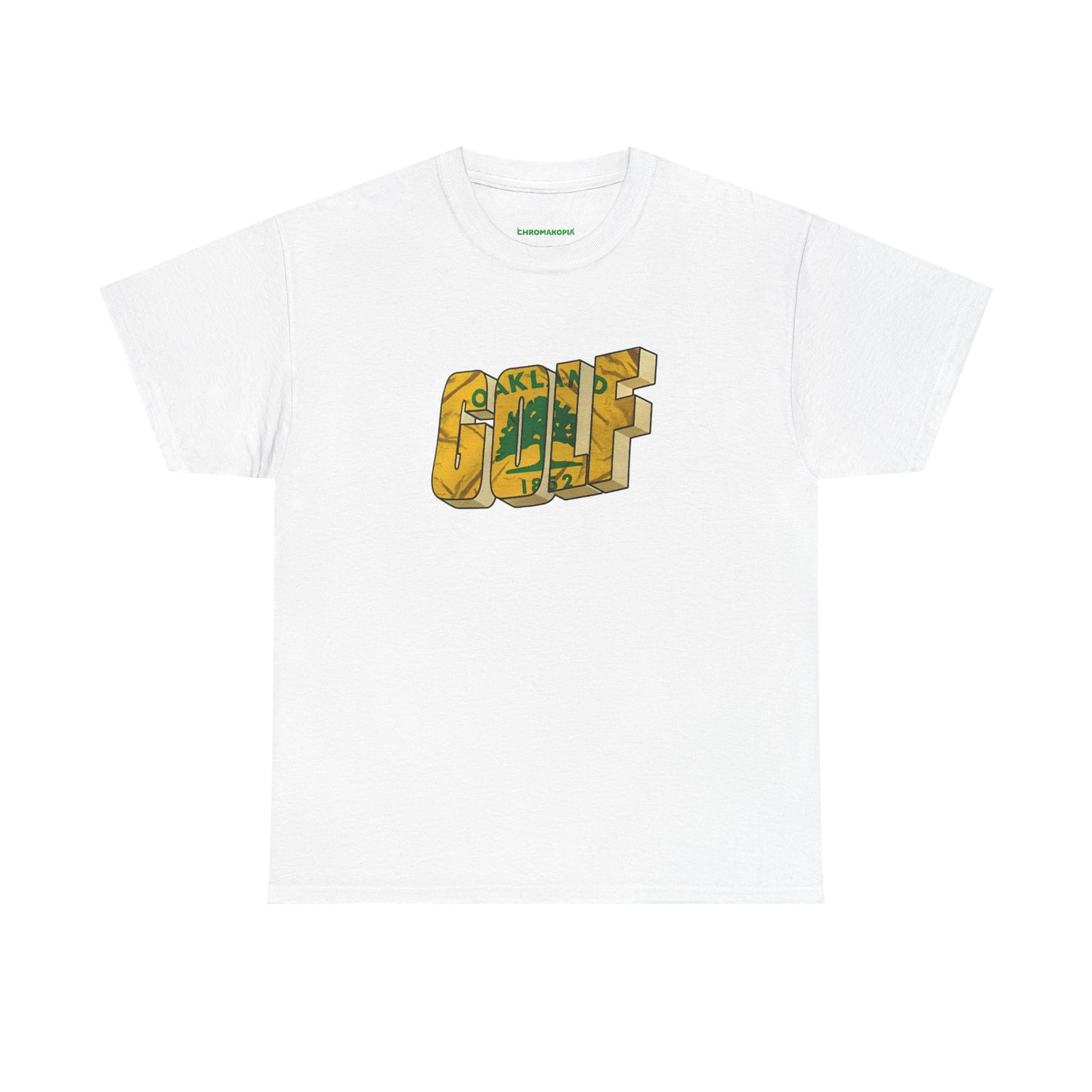 CHROMAKOPIA MERCH - GOLF OAKLAND WHITE T-SHIRT