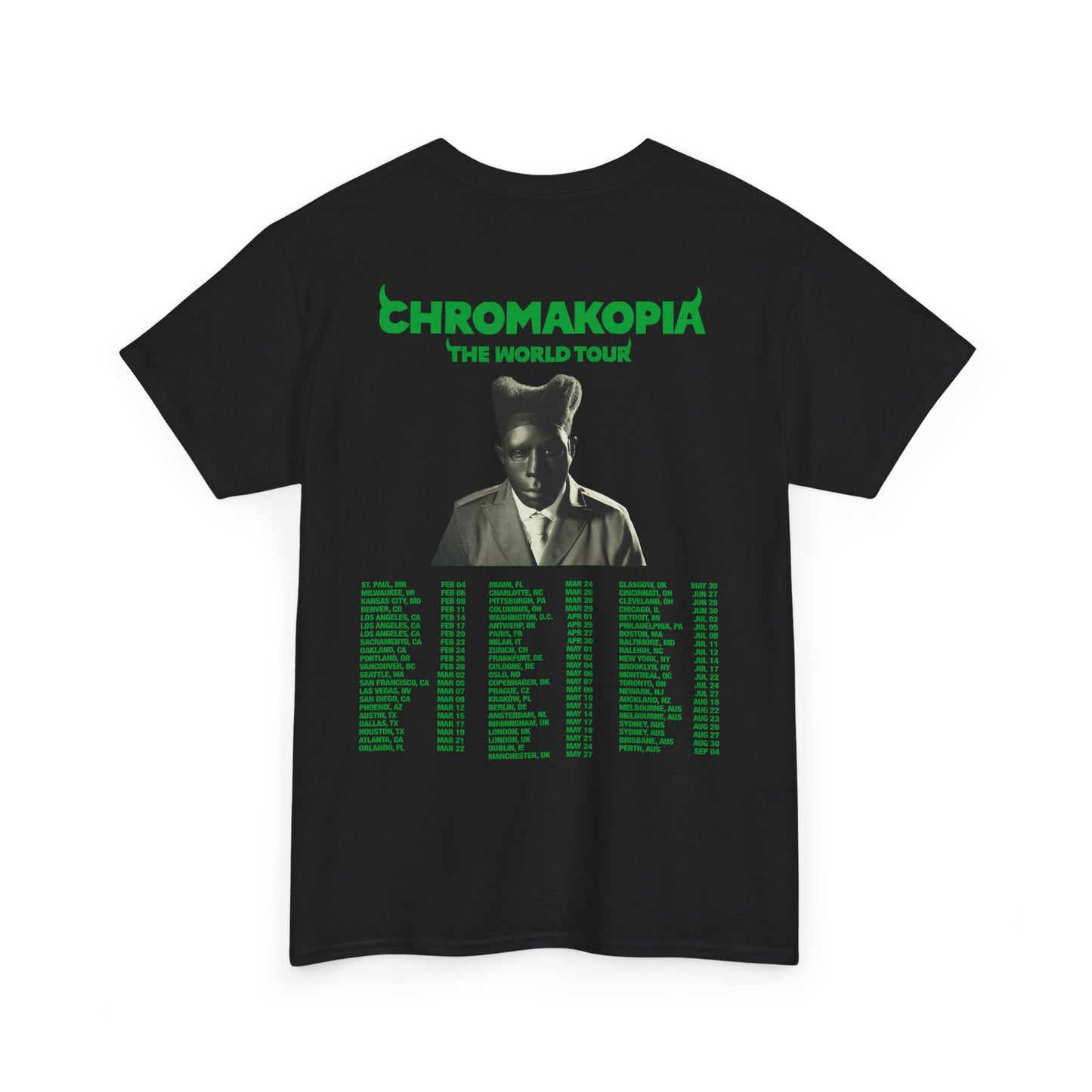 CHROMAKOPIA MERCH - CHROMAKOPIA BLACK TOUR TEE
