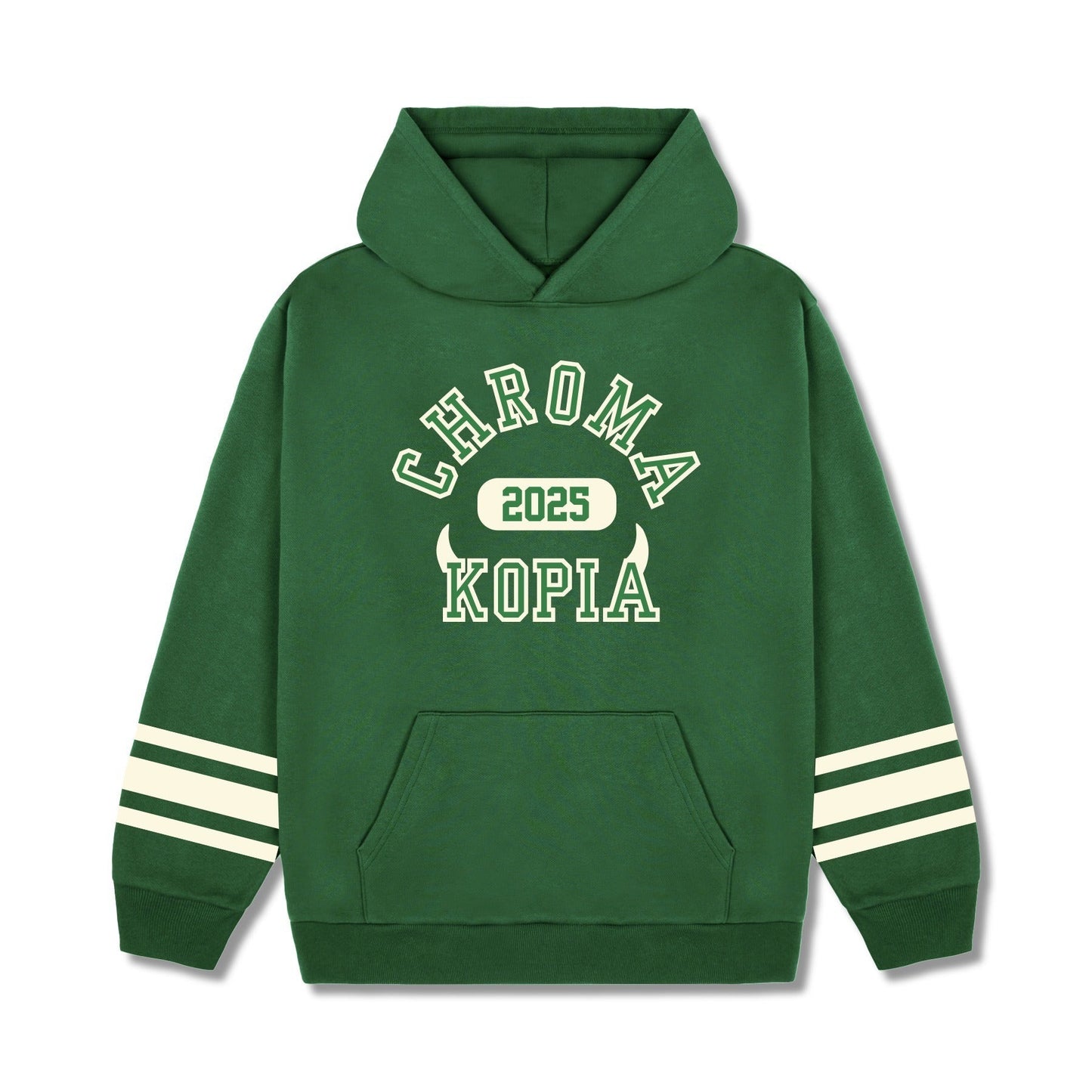 CHROMAKOPIA MERCH - CHROMAKOPIA SIGNATURE VARSITY GREEN TOUR HOODIE